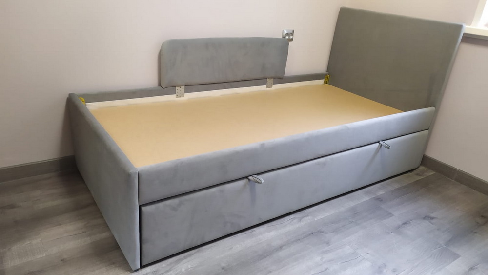 Кровать Vita Mia Lino с выкатным спальным местом, Ткань Maxx 900