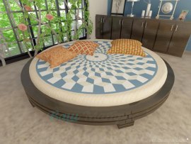 Круглая деревянная кровать Vita Mia Arena-2