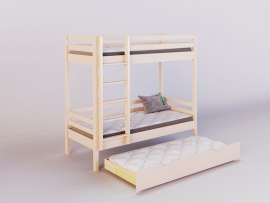 Двухъярусная деревянная кровать Vita Mia Korsar 2 (Корсар 2) с выкатным спальным местом