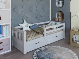 Кровать детская Vita Mia Крош с ящиками (эмаль)