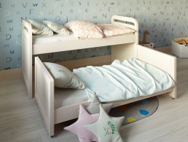 Детская выдвижная кровать Vita Mia Мурзилка