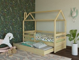 Кровать домик из массива дерева Vita Mia Arcobaleno 1 ( Радуга 1 ) с выкатным спальным местом