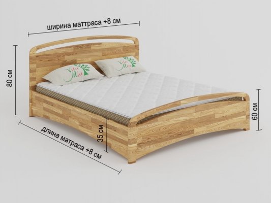 Кровать из массива дерева Vita Mia Alsu ( Алсу ) 3