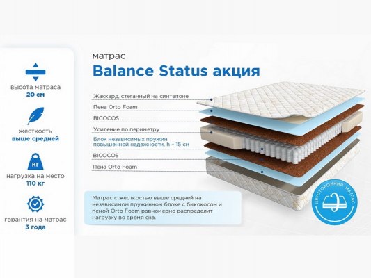 Матрас Balance Status Акция 1