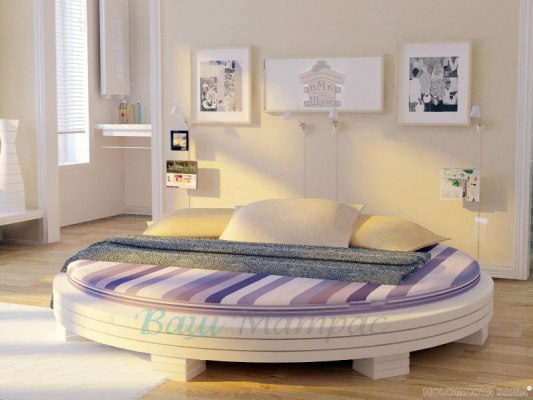 Круглая деревянная кровать Vita Mia Arena-2 2