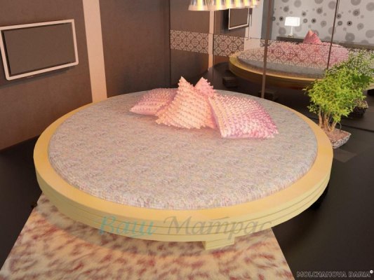 Круглая деревянная кровать Vita Mia Arena-2 4