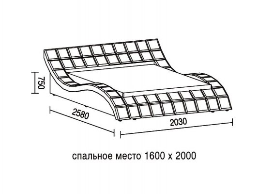 Кровать Soft Bed Tatami 1 2