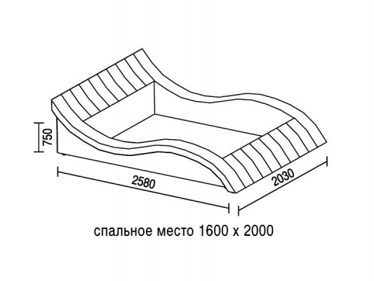 Кровать Soft Bed Tatami 2 3