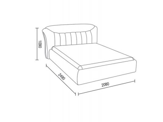 Кровать Soft Bed Florence 5