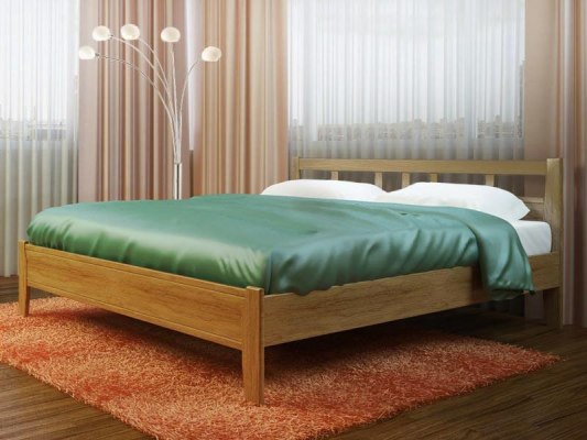 Кровать DreamLine Лагуна 1 ( массив бука или ясеня ) 1