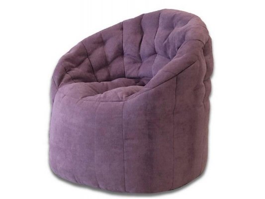Кресло пенек Австралия фиолетовый ( велюр ) 1