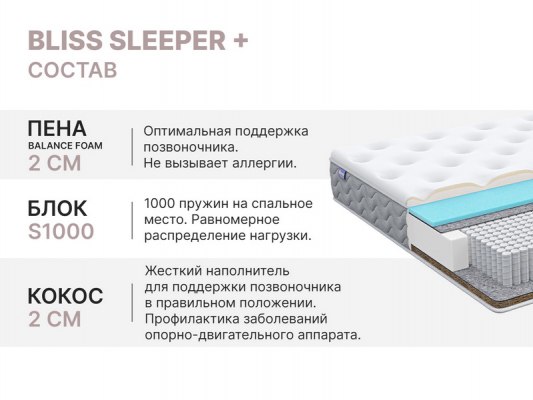 Матрас Димакс Bliss Sleeper Plus 5 Матрас Димакс Bliss Sleeper Plus 5