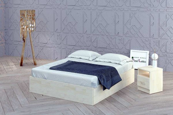 Корпус кровати без изголовья PinoLetto ( Woodbox) Вуд Бокс 3