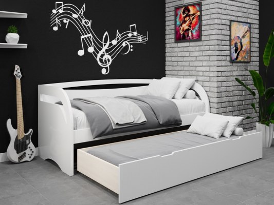 Диван кровать из массива дерева Vita Mia Bonny ( Бонни ) с выкатным спальным местом 1