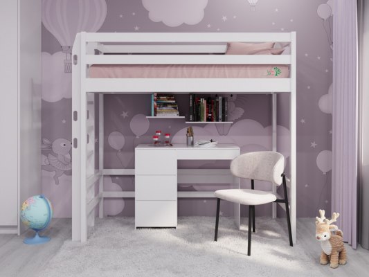 Кровать-чердак из массива дерева Vita Mia Bravo ( Браво ) 2