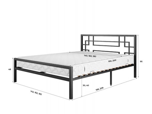 Металлическая кровать Кабальеро 4
