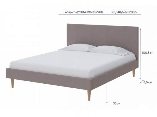 Кровать ProSon Claro 2