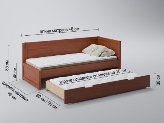 Кровать деревянная Vita Mia Domenica ( Доменика ) - Фото 8