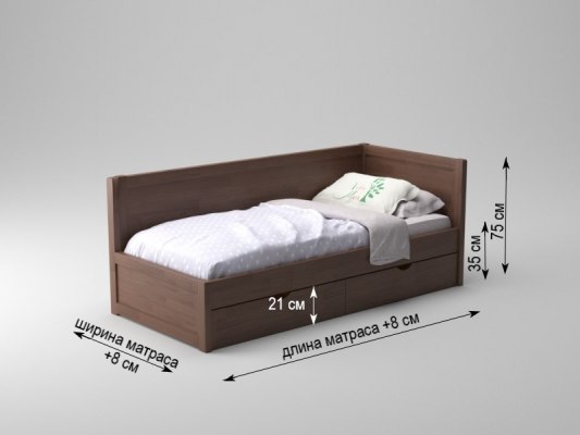 Кровать деревянная Vita Mia Domenica (Доменика) 3
