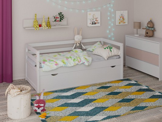 Кровать софа из массива дерева Vita Mia Korsar ( Корсар ) с выкатным спальным местом 3