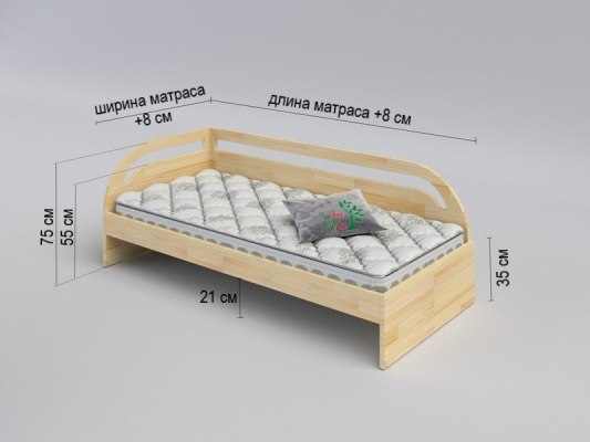 Деревянная кровать Vita Mia Edera (Эдера) - Фото 3