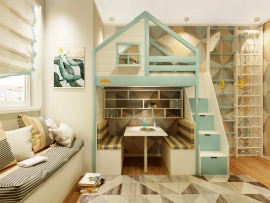 Кровать-чердак KidVillage Финляндия-3 1 Кровать-чердак KidVillage Финляндия-3 1