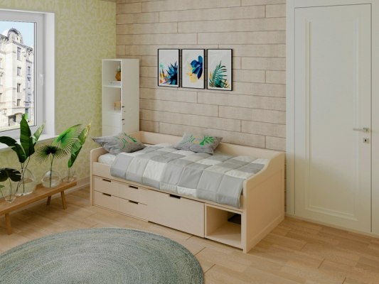 Детская деревянная кровать-софа Vita Mia Flora ( Флора ) 4