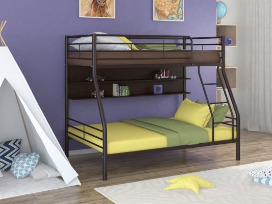 Кровать двухъярусная металлическая Гранада-2П 3