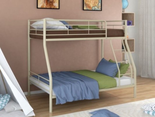 Кровать двухъярусная металлическая Гранада-2 5