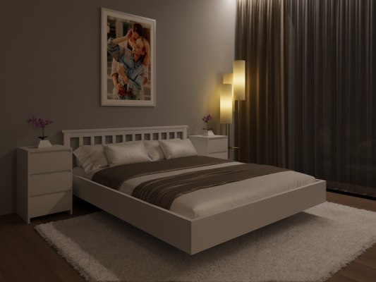 Кровать из массива дерева Vita Mia Helen Fly ( Хелен Парящая ) 2