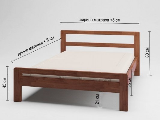 Деревянная кровать Vita Mia Kalinka 4
