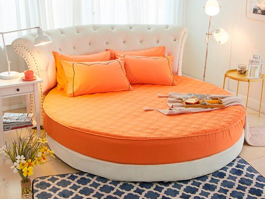 Круглая кровать SleepArt Камелия 1