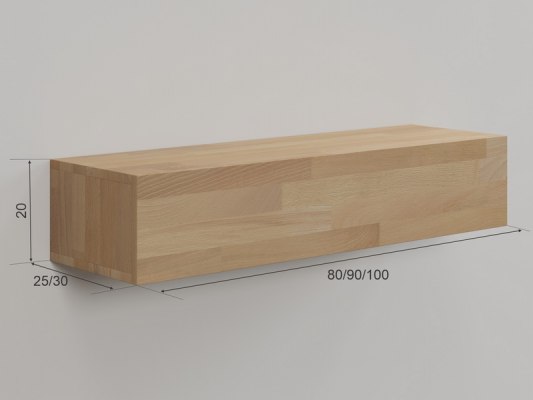 Парящая тумба - консоль из массива дерева Vita Mia ТК- Fly (ТК-Флай) 10