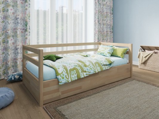 Кровать софа из массива дерева Vita Mia Korsar ( Корсар ) с подъёмным механизмом 6