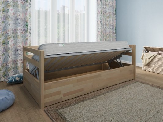 Кровать софа из массива дерева Vita Mia Korsar ( Корсар ) с подъёмным механизмом 5