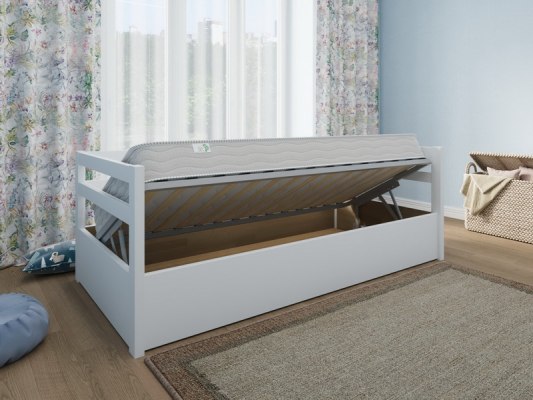 Кровать софа из массива дерева Vita Mia Korsar ( Корсар ) с подъёмным механизмом 7