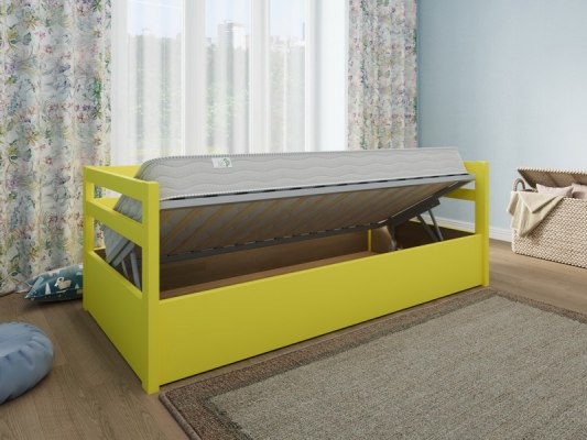 Кровать софа из массива дерева Vita Mia Korsar ( Корсар ) с подъёмным механизмом 12