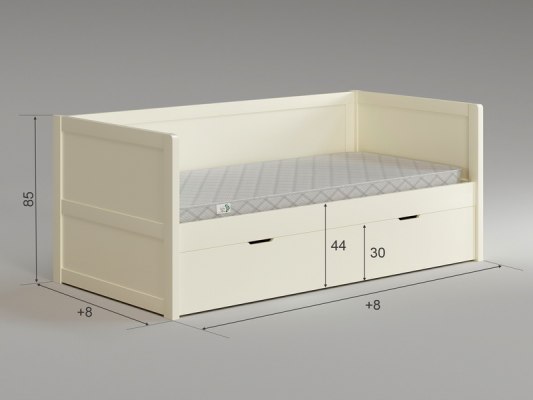 Кровать из массива дерева Vita Mia Lidia (Лидия) с выкатным спальным местом 4