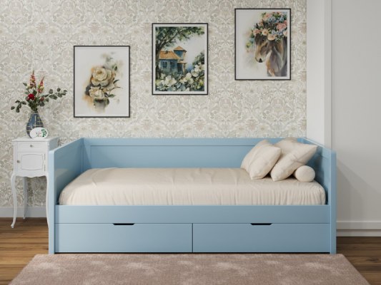 Кровать из массива дерева Vita Mia Lidia (Лидия) с ящиками 1