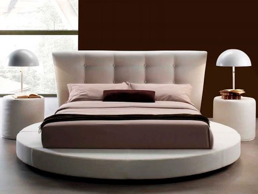 Круглая кровать SleepArt Магнолия 1