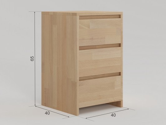 Тумба прикроватная деревянная Vita Mia Mizuki ( Мизуки ) 3 ящика 8