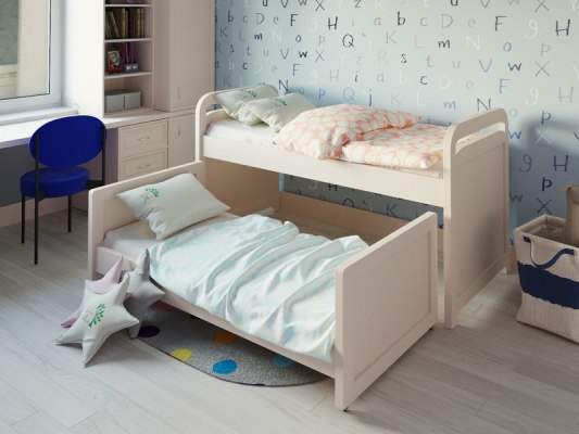Детская выдвижная кровать Vita Mia Мурзилка 3