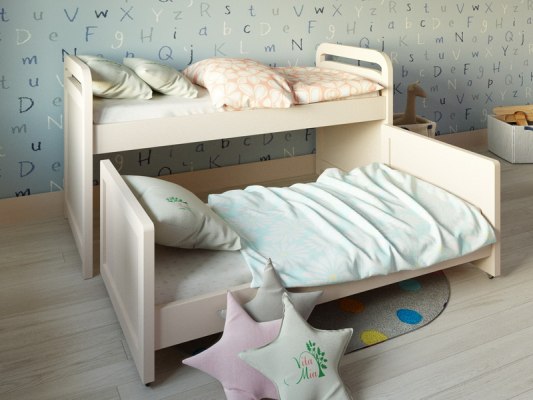 Детская выдвижная кровать Vita Mia Мурзилка 1