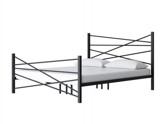 Кровать двухспальная металлическая Ника 2