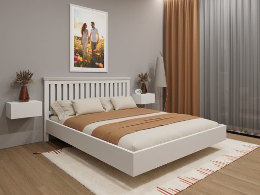 Кровать из массива дерева Vita Mia Olivia Fly ( Оливия Парящая) 9