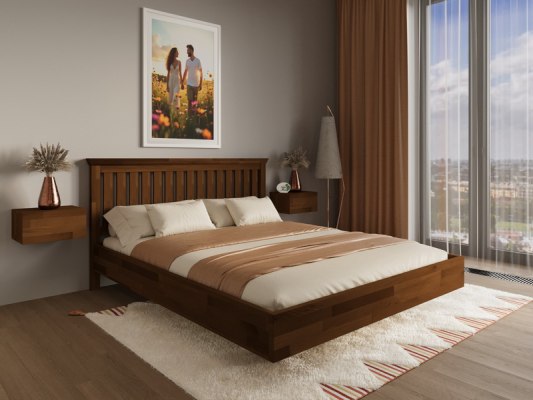 Кровать из массива дерева Vita Mia Olivia Fly ( Оливия Парящая) 7