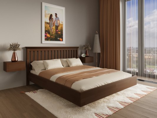 Кровать из массива дерева Vita Mia Olivia Fly ( Оливия Парящая) 5