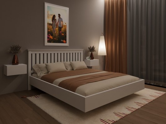 Кровать из массива дерева Vita Mia Olivia Fly ( Оливия Парящая) 2