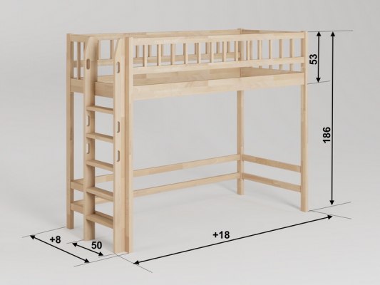 Кровать-чердак Vita Mia Uno ( Уно ) 2