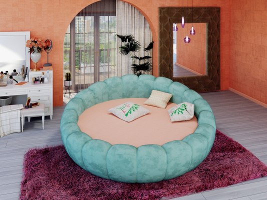 Круглая кровать Vita Mia Perla ( Перла ) 2 Круглая кровать Vita Mia Perla ( Перла ) 2